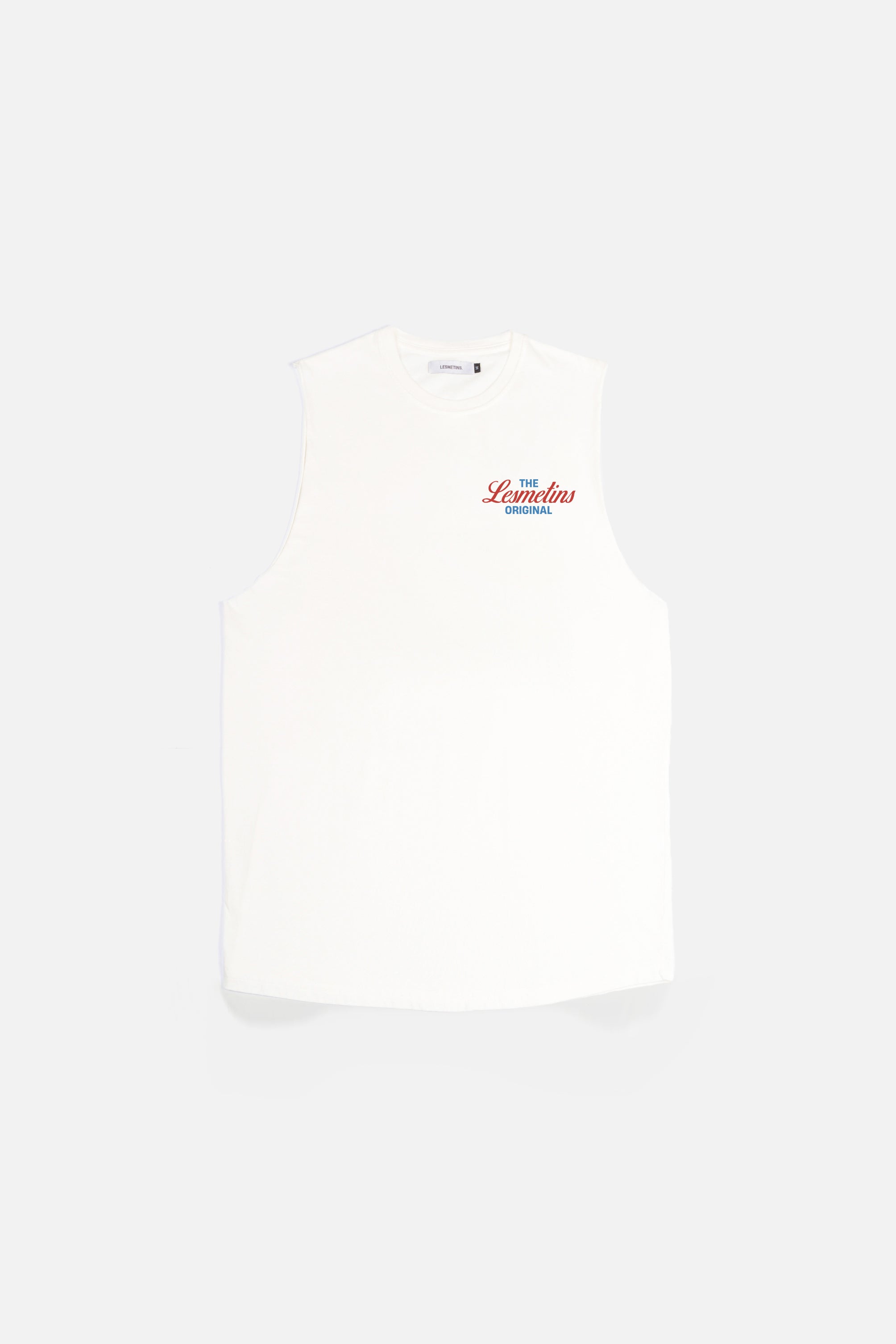 DUNLOP Off-White Wash Regular-Fit Muscle Tee