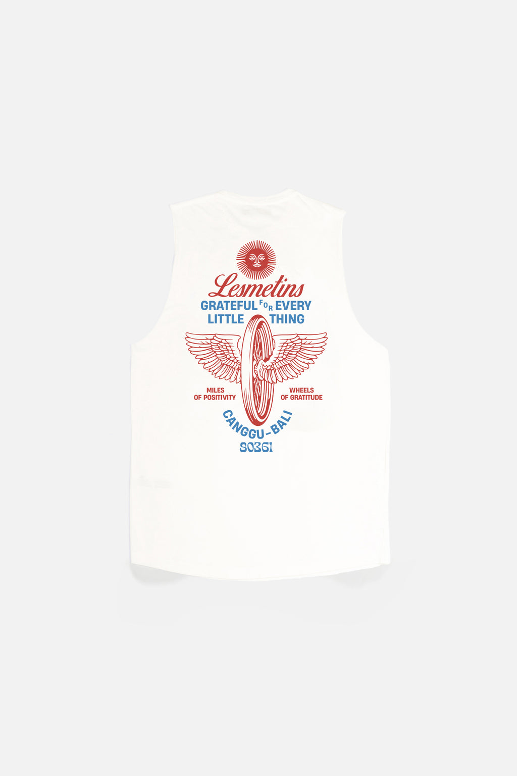 DUNLOP Off-White Wash Regular-Fit Muscle Tee