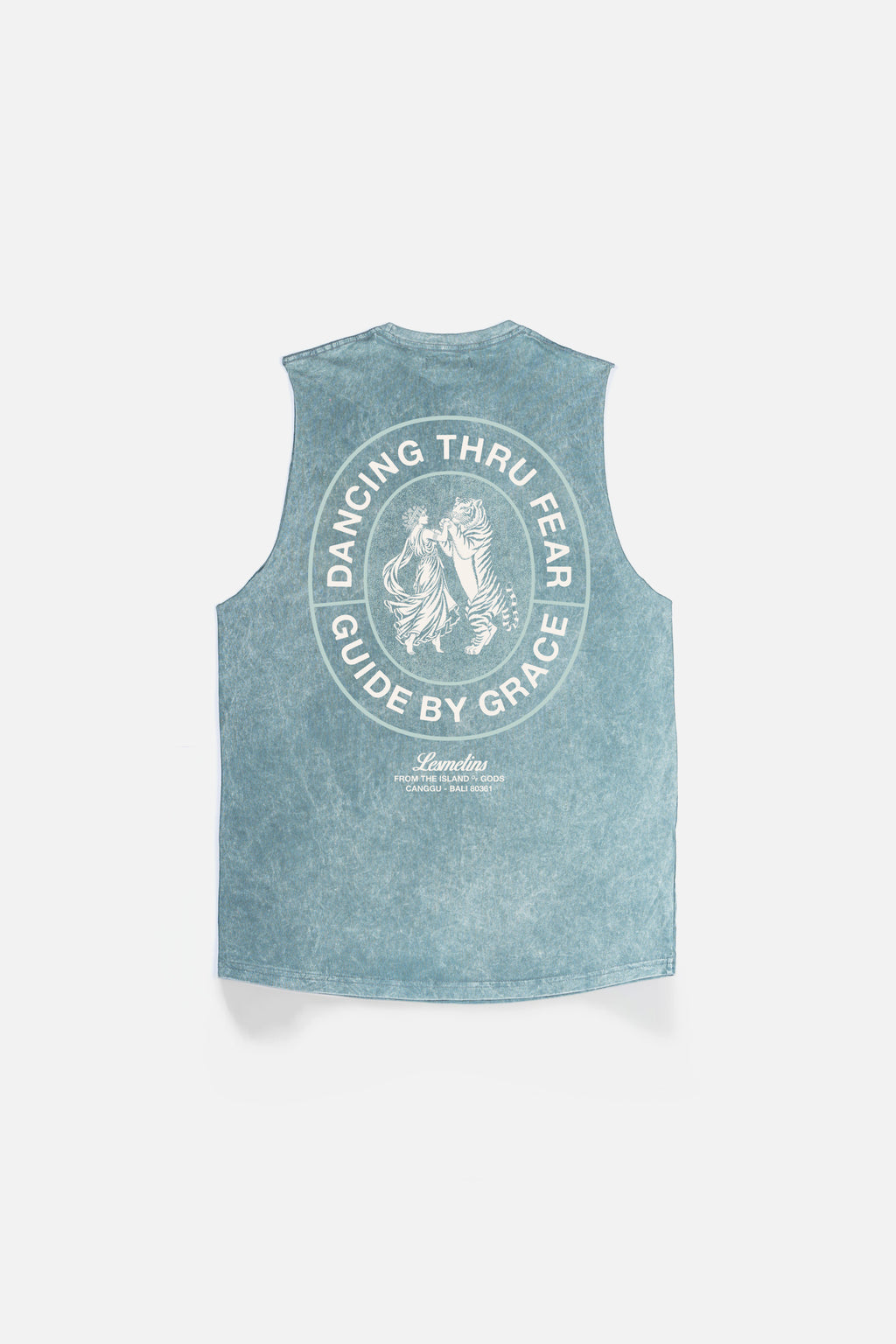 MABEL Green Bottle Wash Regular-Fit Muscle Tee