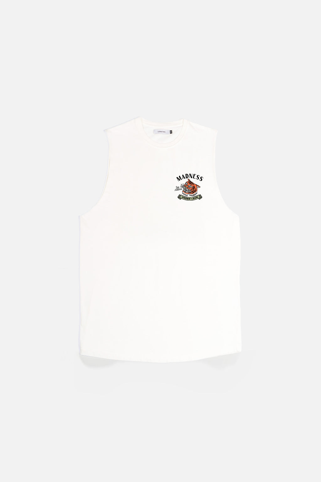 SABER Off-White Wash Regular-Fit Muscle Tee