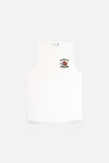 SABER Off-White Wash Regular-Fit Muscle Tee