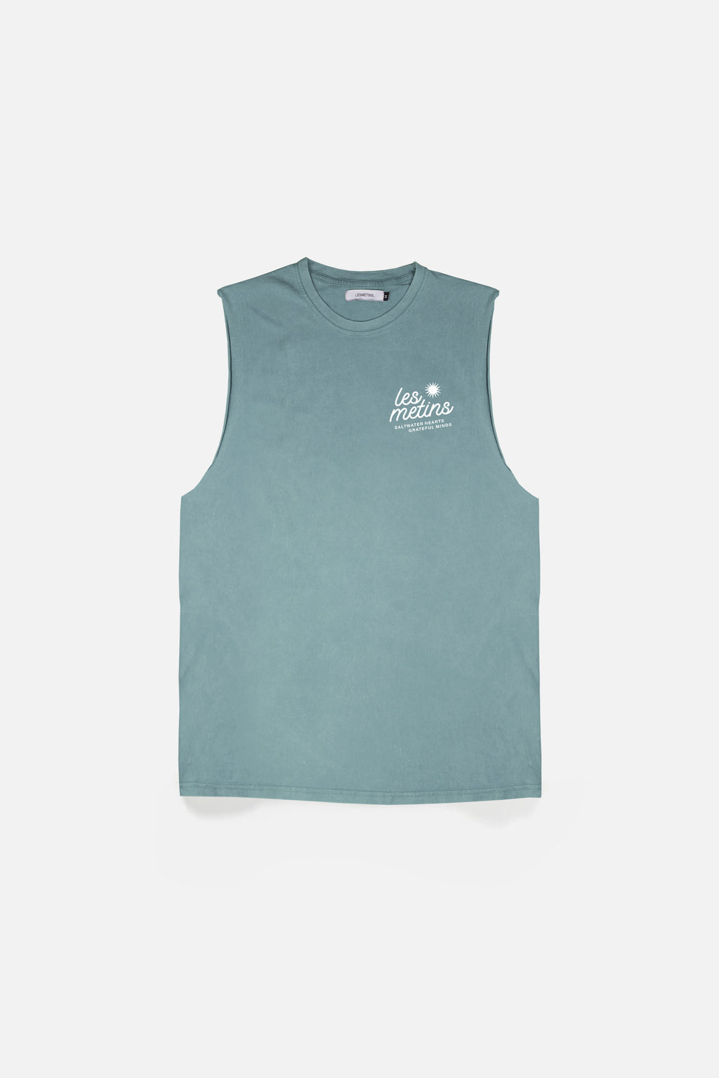 TESSY Green Bottle Wash Regular-Fit Muscle Tee