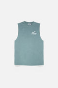 TESSY Green Bottle Wash Regular-Fit Muscle Tee