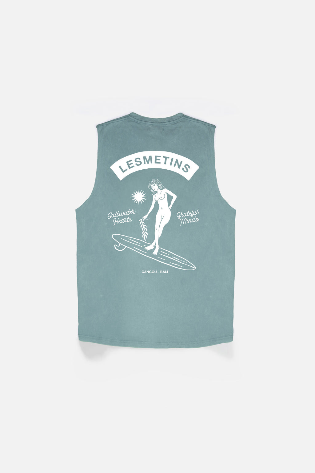 TESSY Green Bottle Wash Regular-Fit Muscle Tee