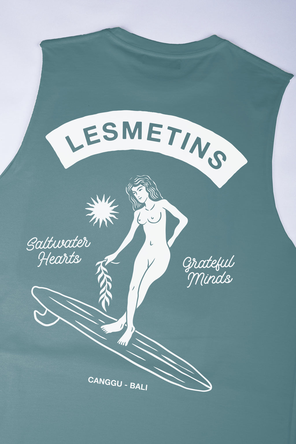 TESSY Green Bottle Wash Regular-Fit Muscle Tee