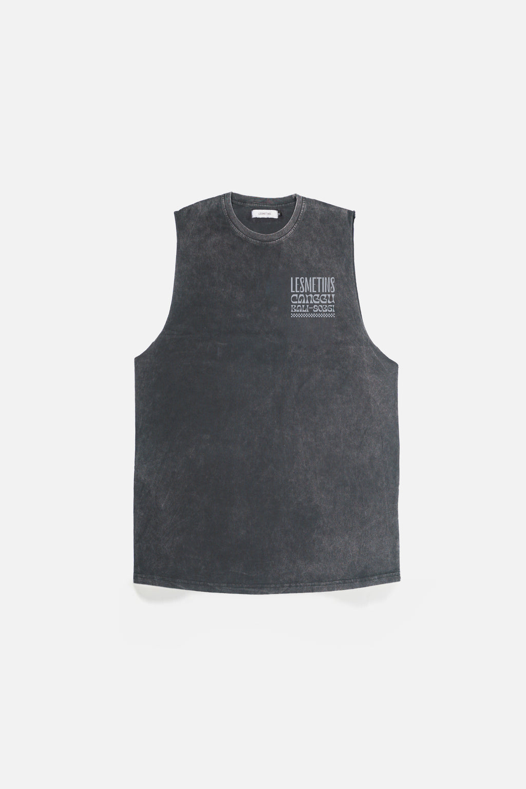 AMERTHA Charcoal Wash Regular-Fit Muscle Tee