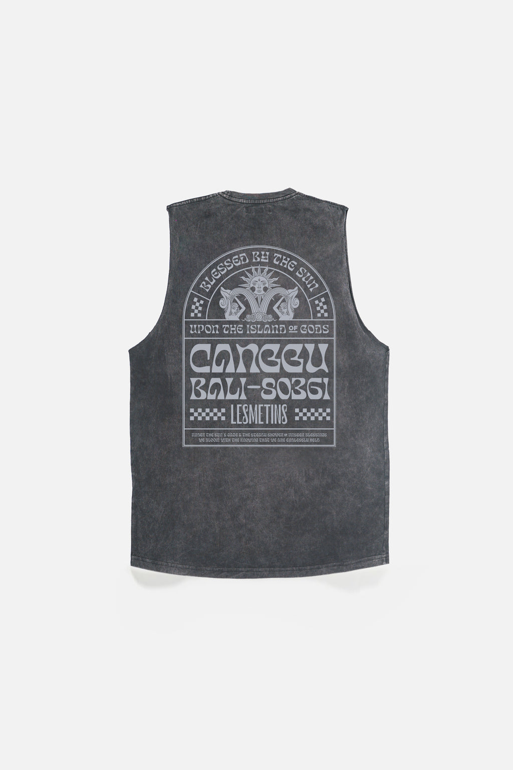 AMERTHA Charcoal Wash Regular-Fit Muscle Tee