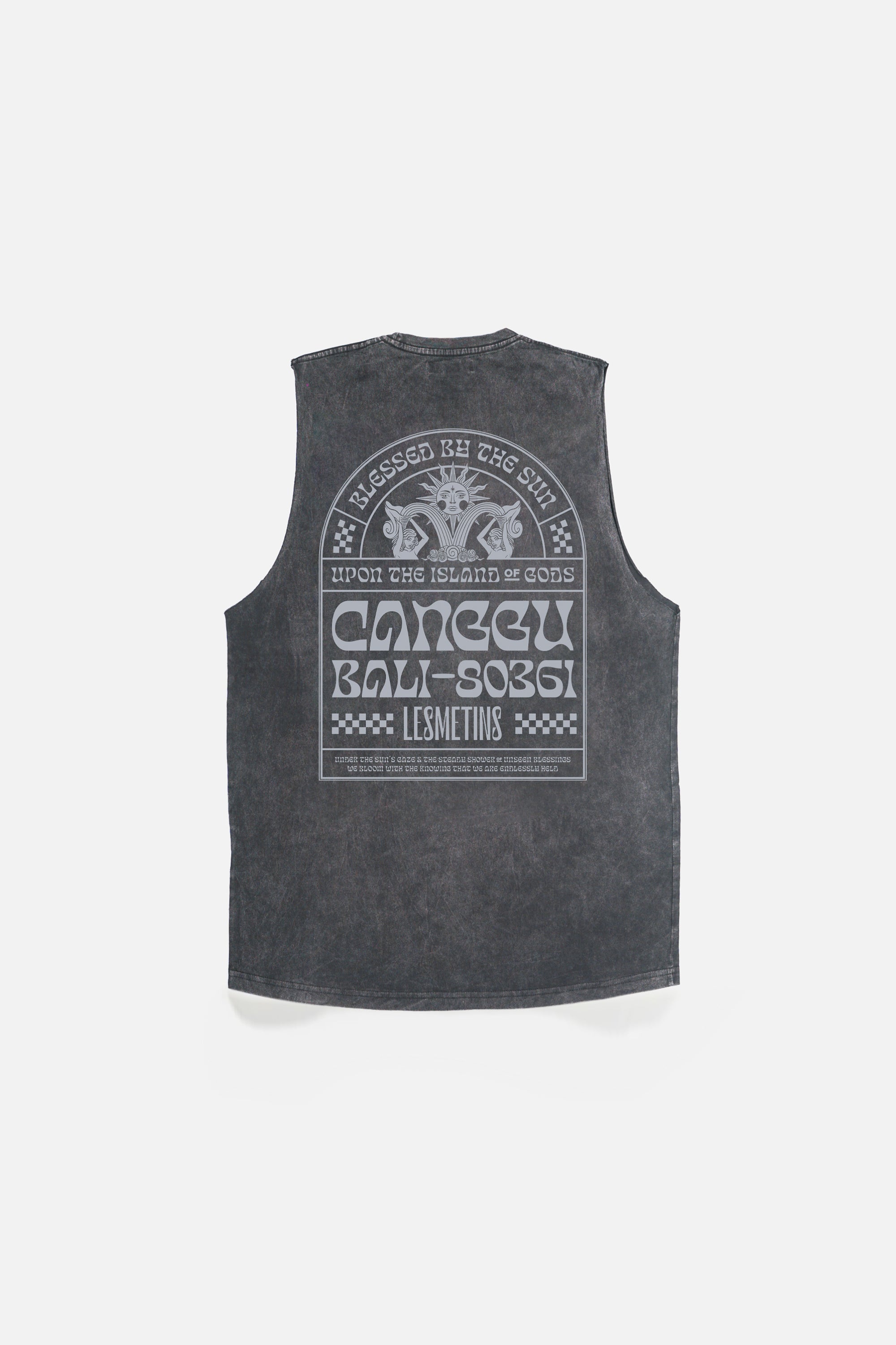 AMERTHA Charcoal Wash Regular-Fit Muscle Tee