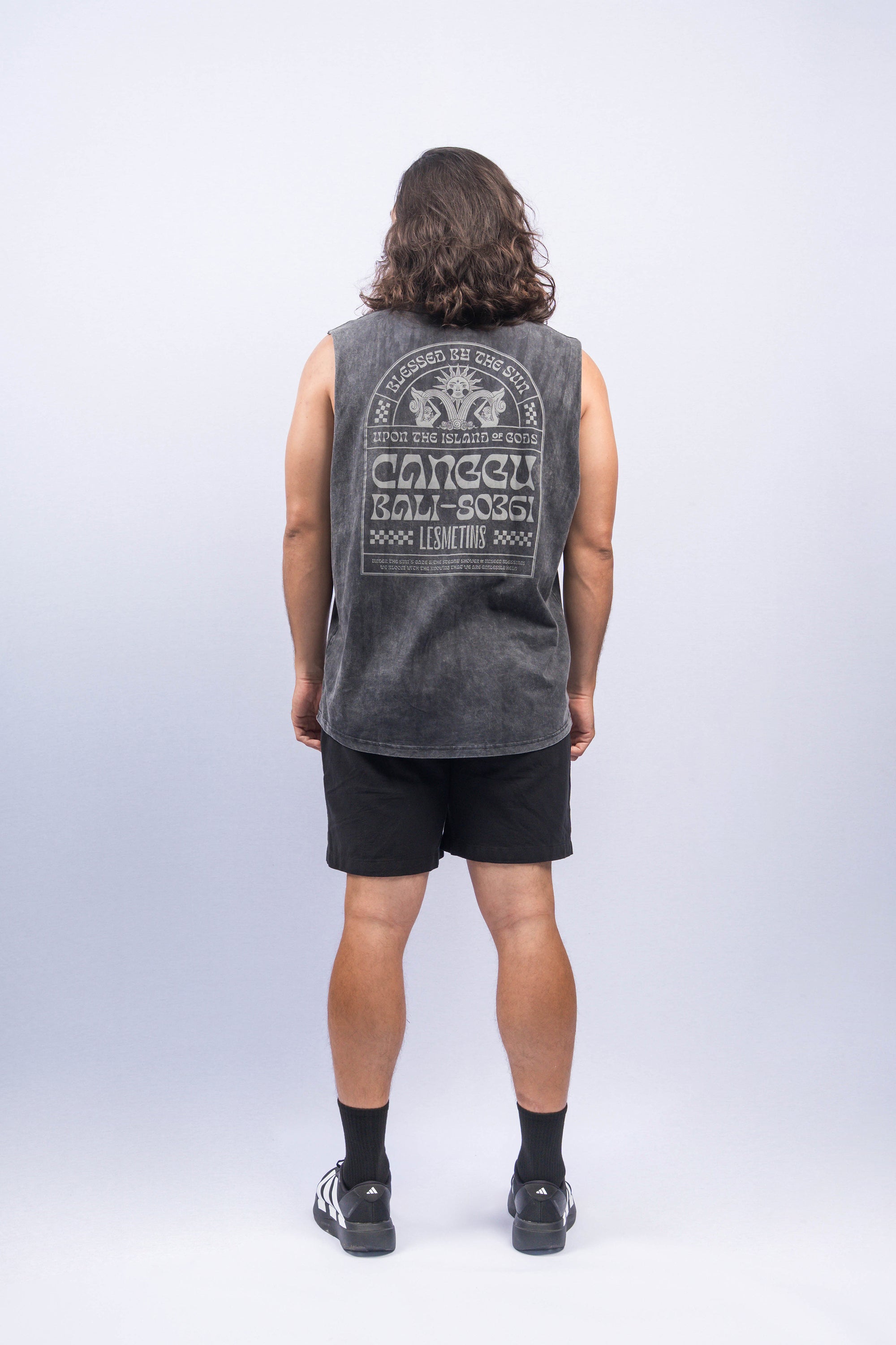 AMERTHA Charcoal Wash Regular-Fit Muscle Tee