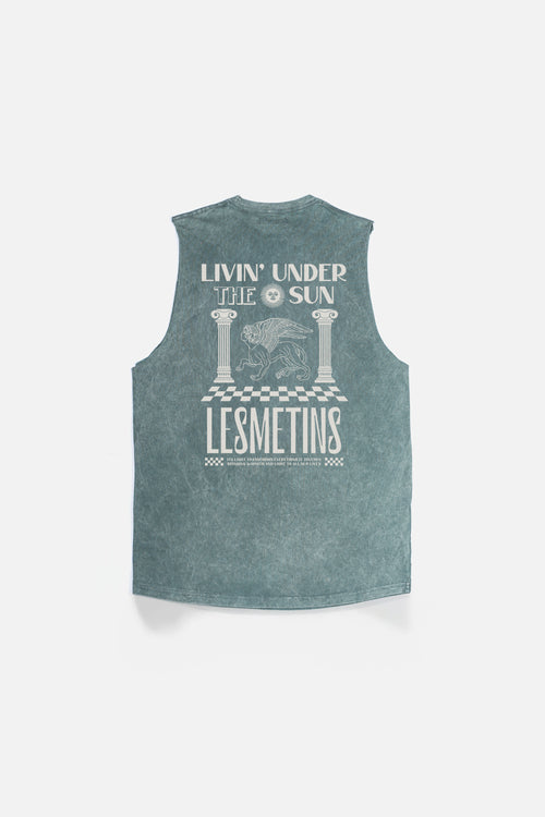 AQUILLA Green Bottle Wash Regular-Fit Muscle Tee