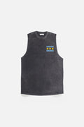 BENGAL Charcoal Regular-Fit Muscle Tee