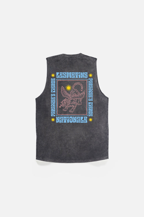 BENGAL Charcoal Regular-Fit Muscle Tee