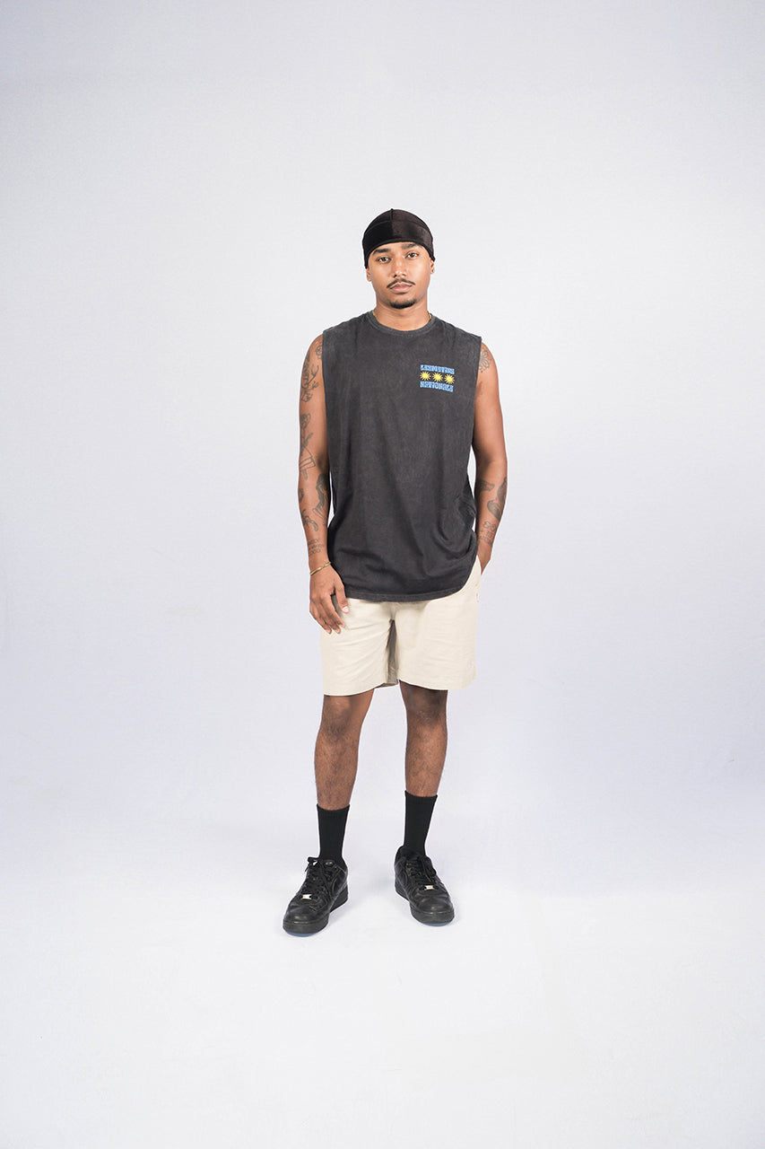 BENGAL Charcoal Regular-Fit Muscle Tee