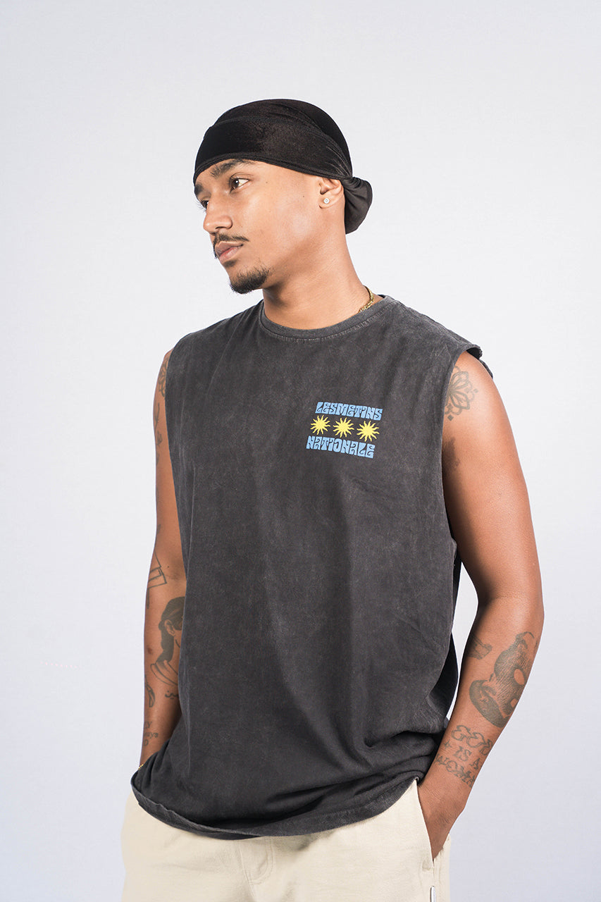 BENGAL Charcoal Regular-Fit Muscle Tee