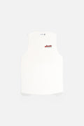 BOLT Off-White Regular-Fit Muscle Tee