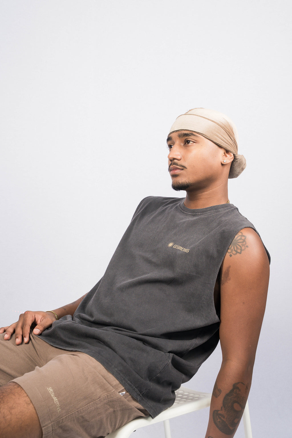 PAOLO Charcoal Wash Regular-Fit Muscle Tee