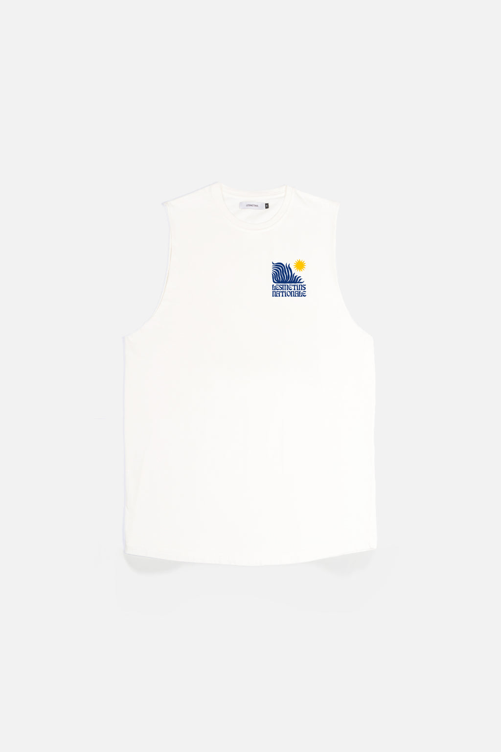 SENA Off-White Wash Regular-Fit Muscle Tee