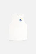 SENA Off-White Wash Regular-Fit Muscle Tee