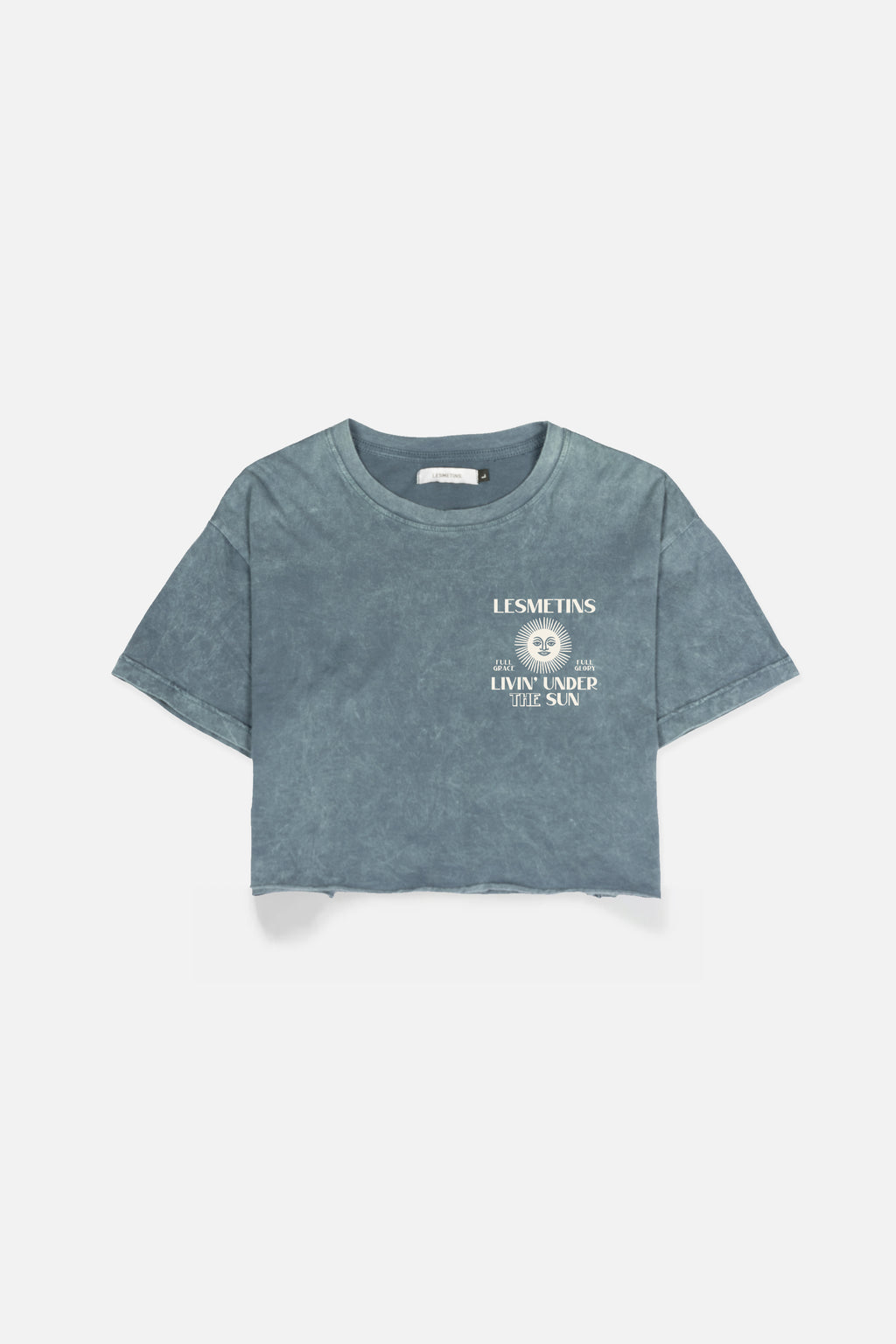 AQUILLA Green Bottle Wash Regular-Fit Crop Top