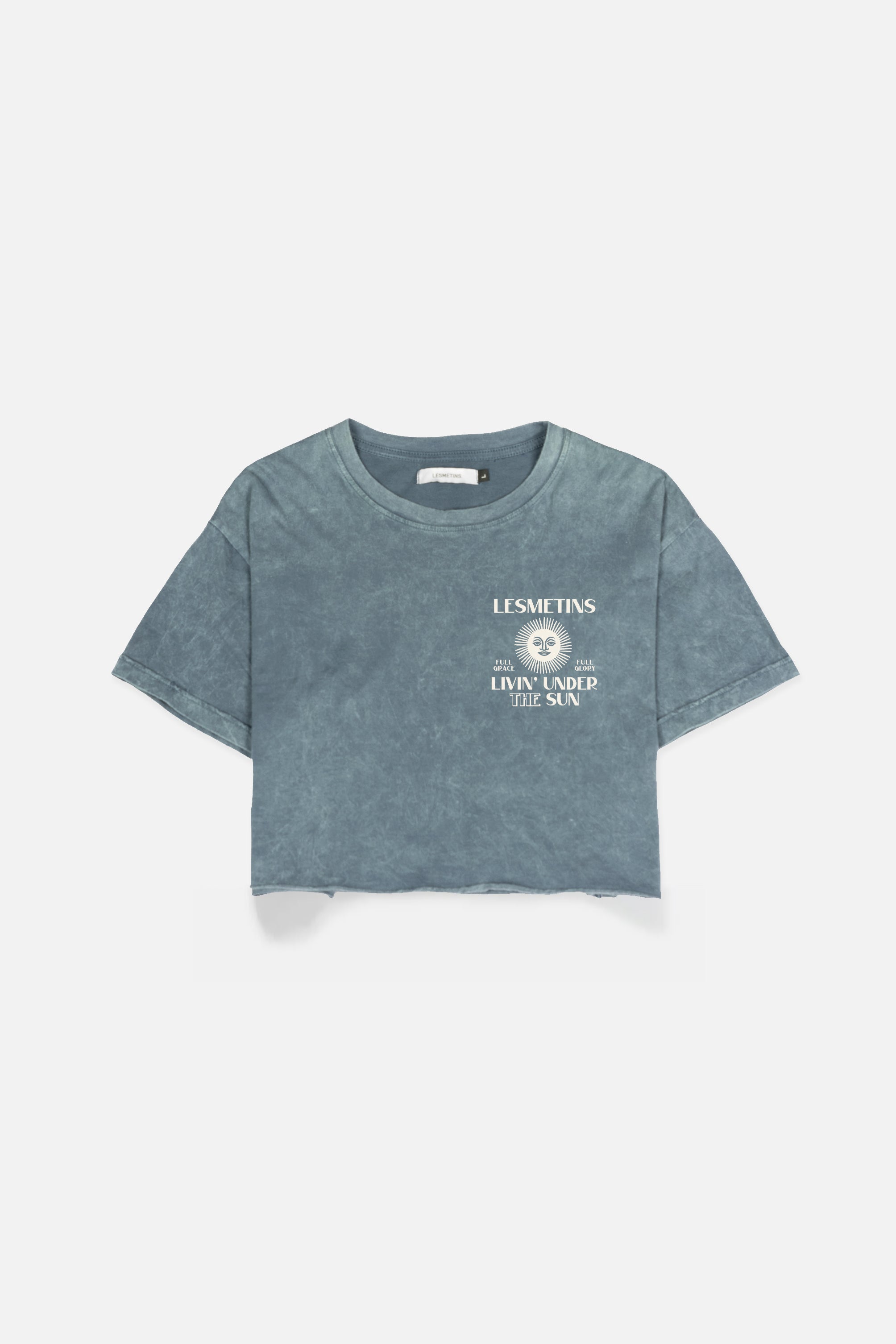 AQUILLA Green Bottle Wash Regular-Fit Crop Top