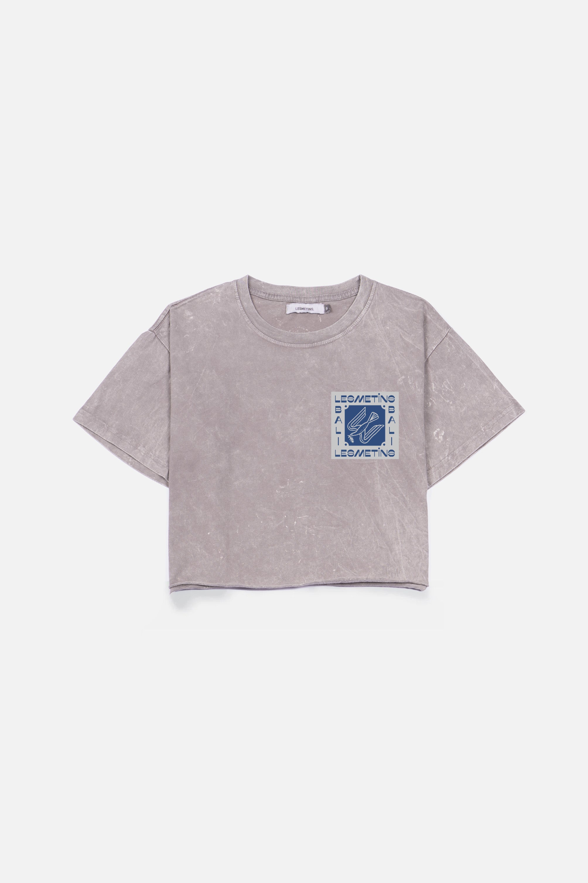 FENTI Mocca Wash Regular-Fit Crop Top