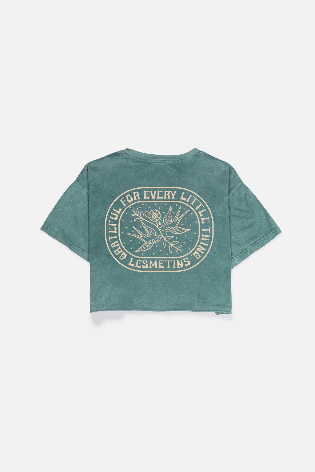 HOLY Green Bottle Wash Regular-Fit Crop Top