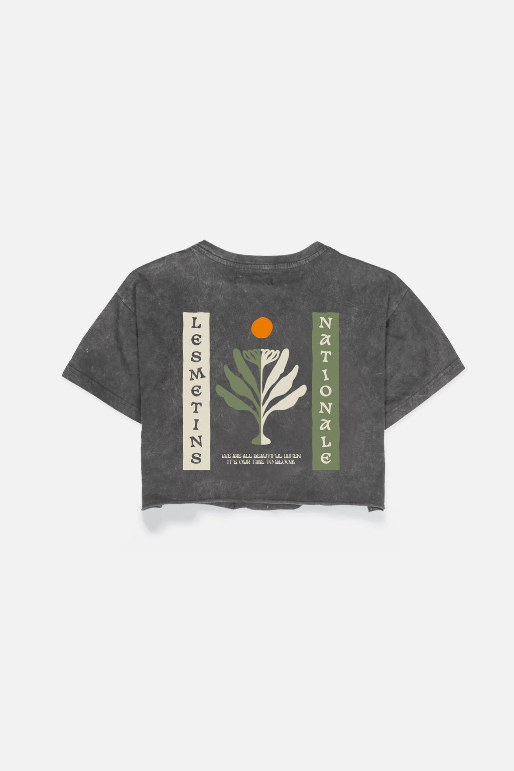 LOTOS Charcoal Wash Regular-Fit Crop Top