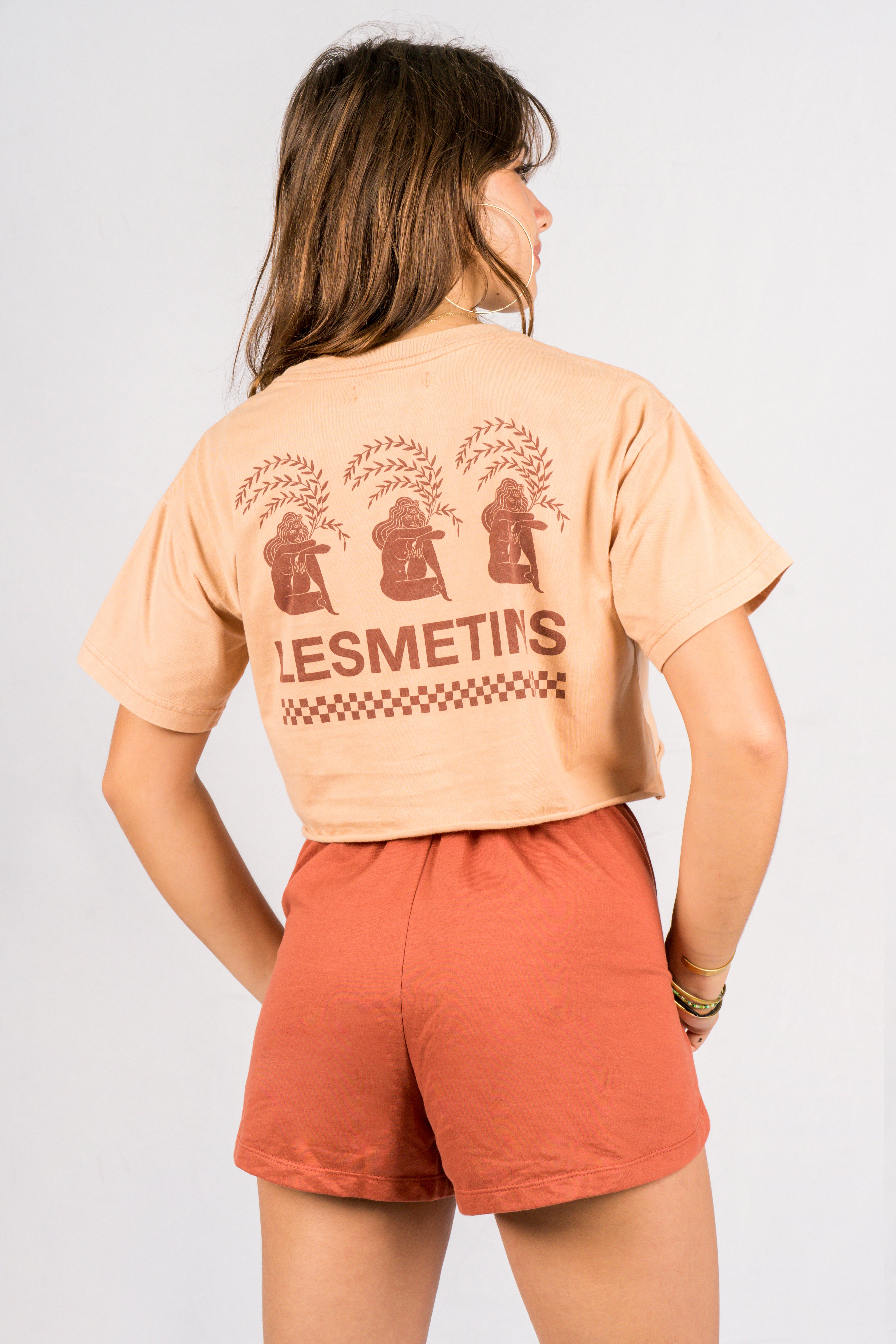 MILLEN Terracotta Wash Regular-Fit Crop Top