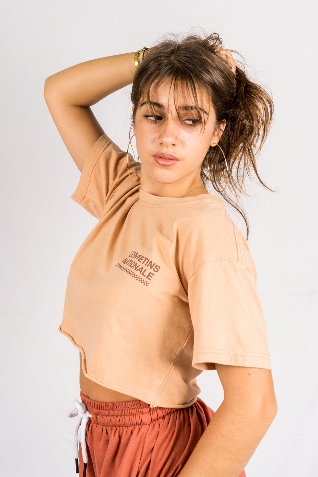 MILLEN Terracotta Wash Regular-Fit Crop Top