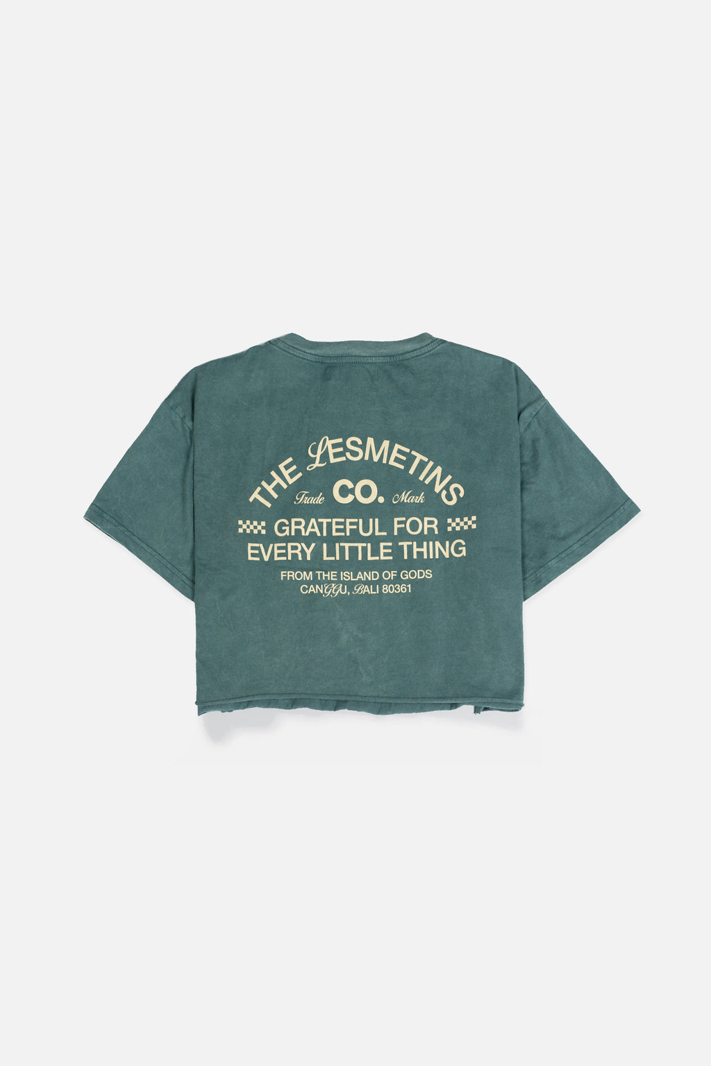 PALACE Green Bottle Wash Regular-Fit Crop Top