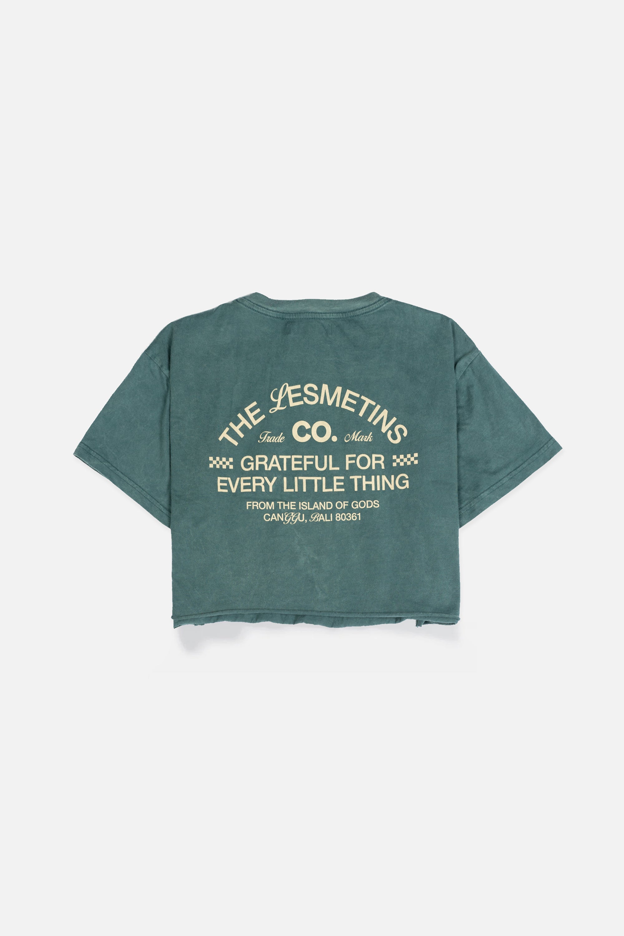 PALACE Green Bottle Wash Regular-Fit Crop Top
