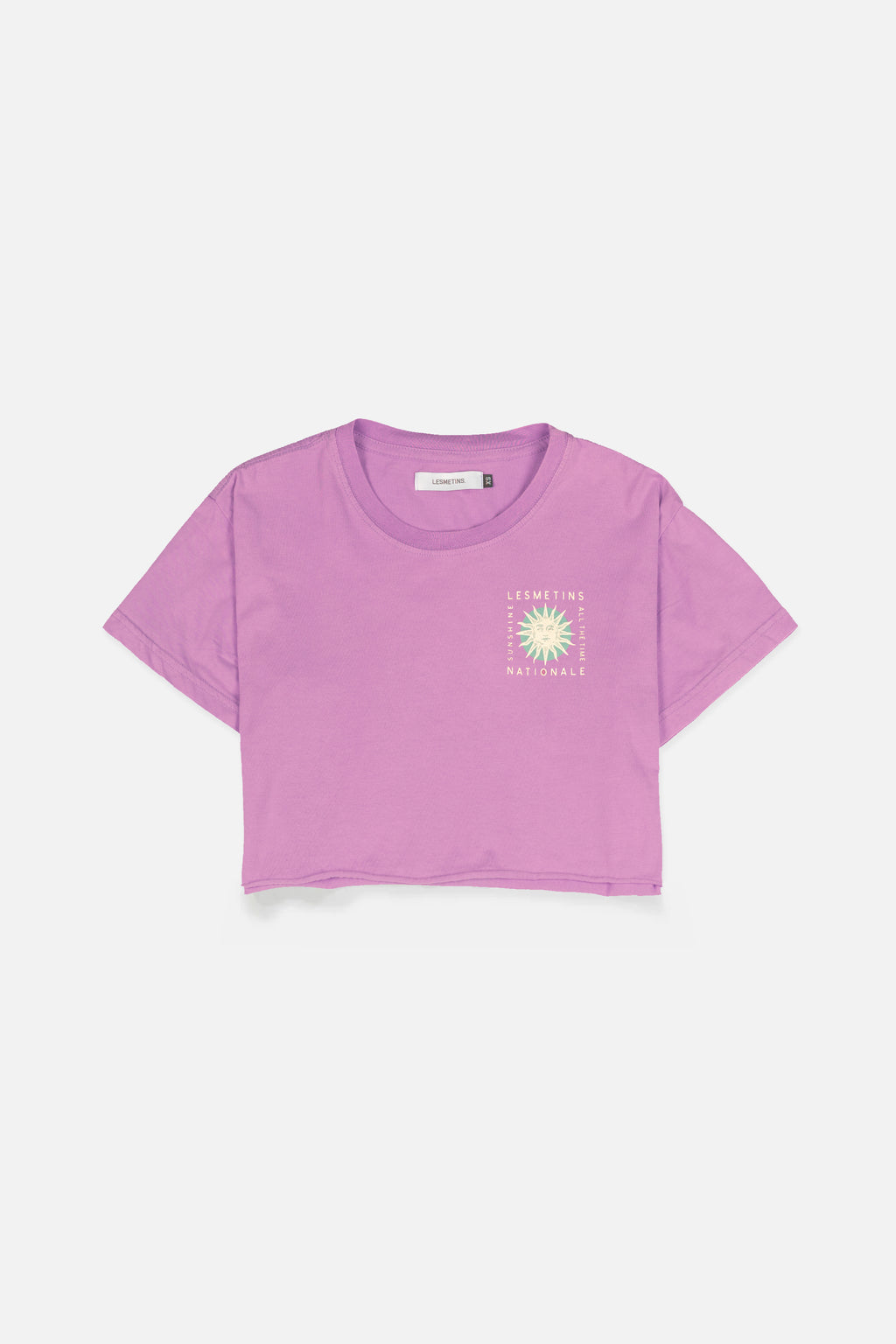 SAME Prune Wash Regular-Fit Crop Top