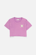 SAME Prune Wash Regular-Fit Crop Top