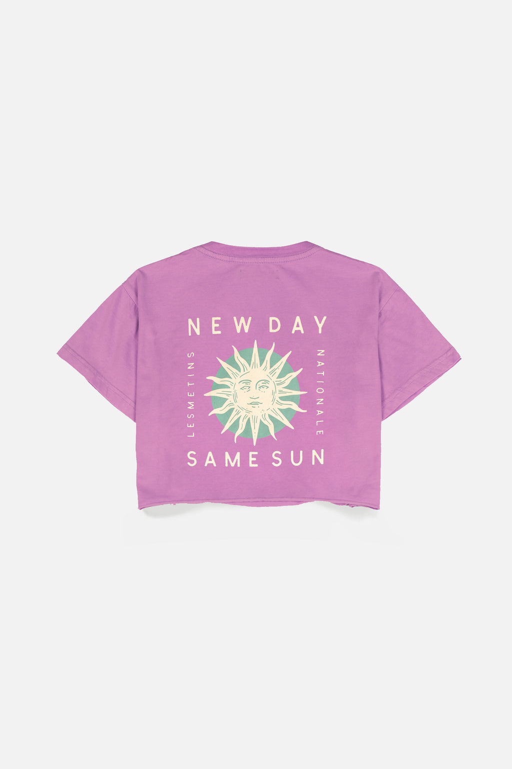 SAME Prune Wash Regular-Fit Crop Top