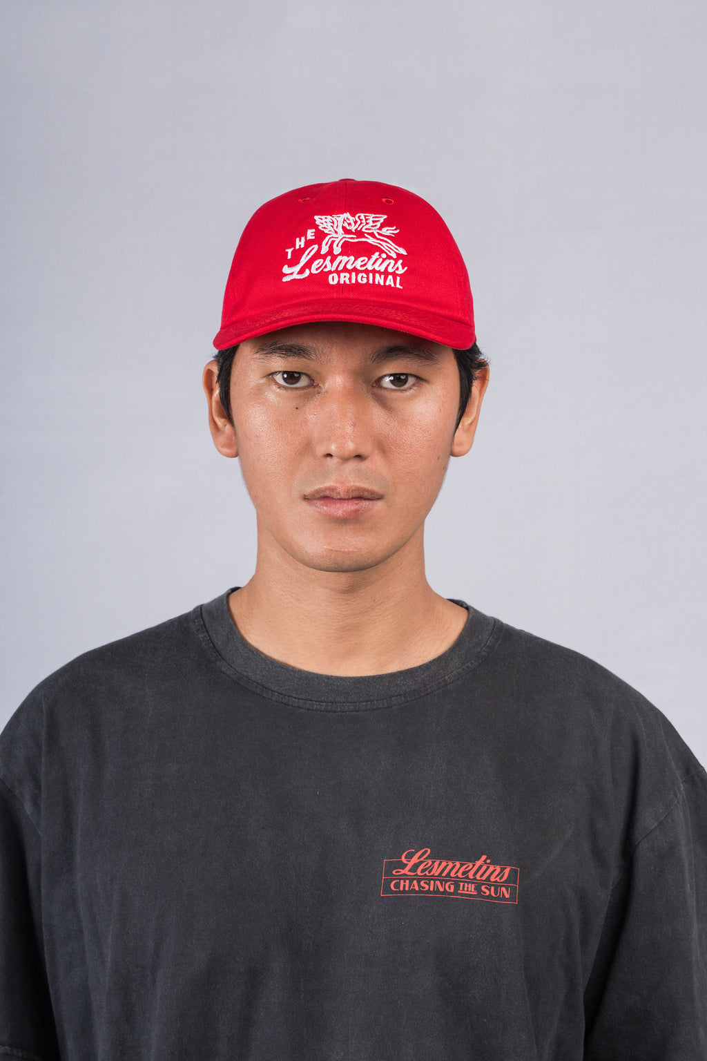 LEOMORD Hot Red 6-Panel Hats