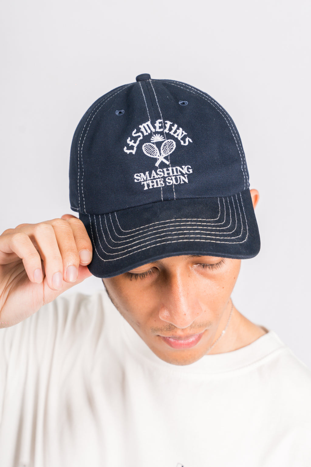 ROGER Navy 6-Panel Hats