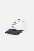 ROGER Off White-Navy 6-Panel Hats
