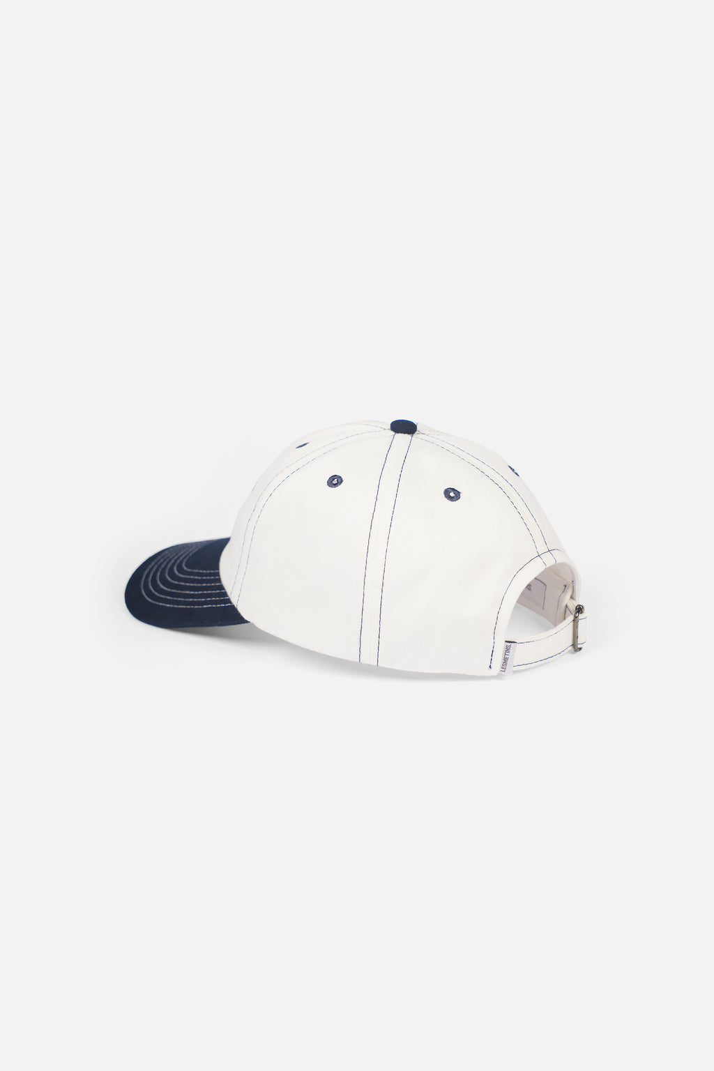 ROGER Off White-Navy 6-Panel Hats