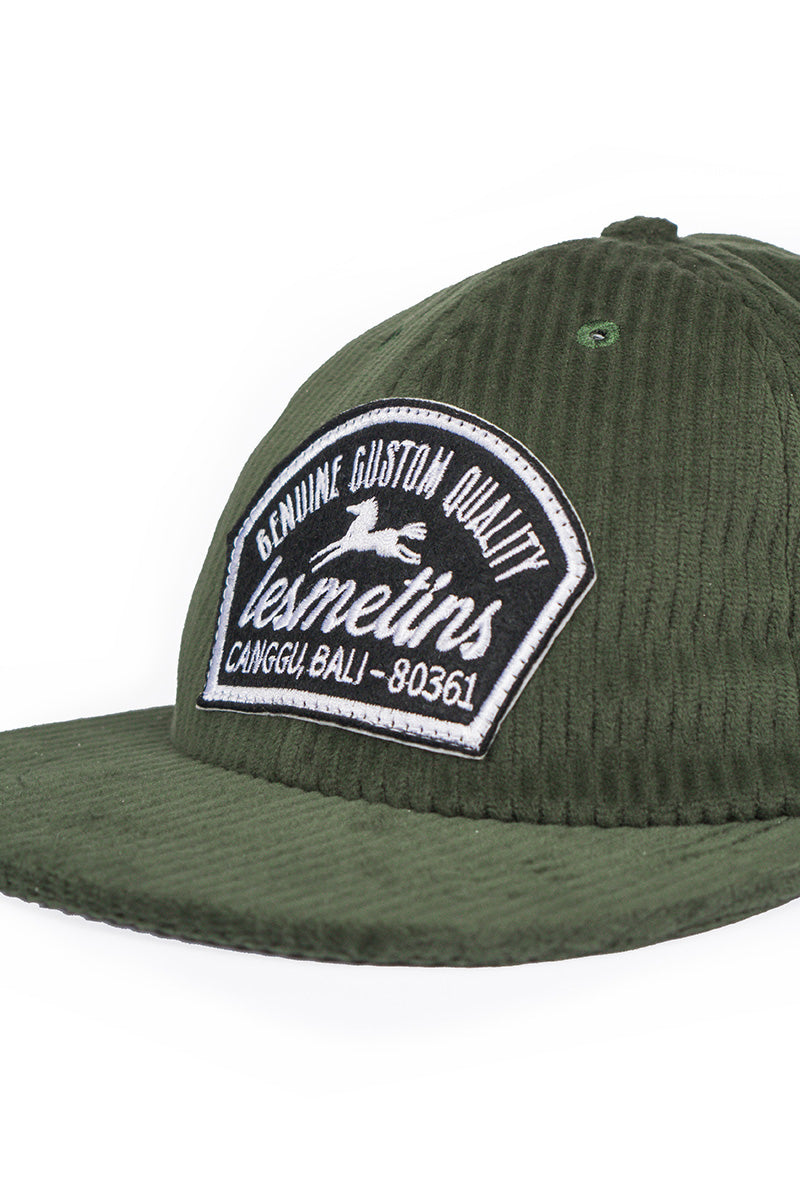 BEDAG Olive Green Flat Visor Hats
