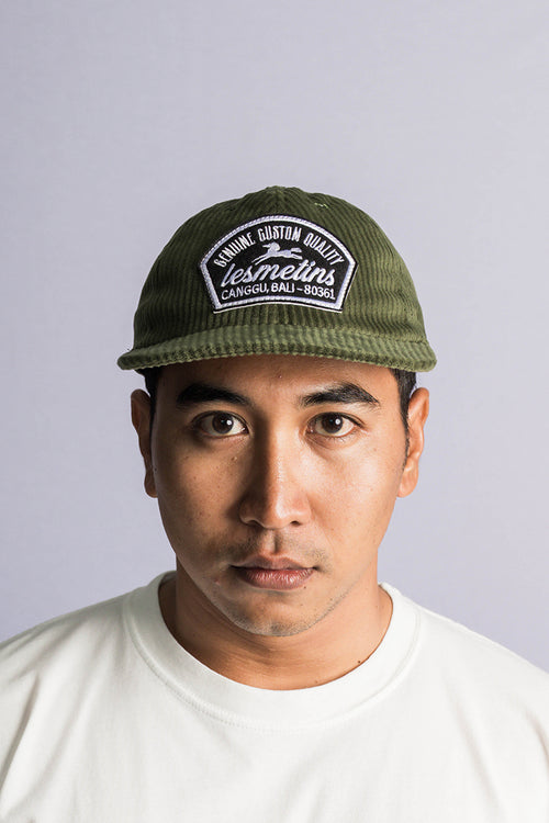 BEDAG Olive Green Flat Visor Hats