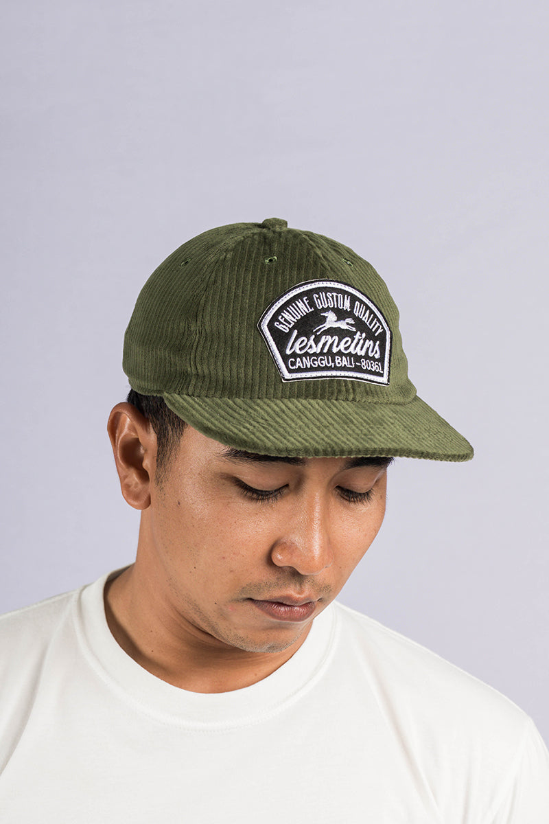 BEDAG Olive Green Flat Visor Hats
