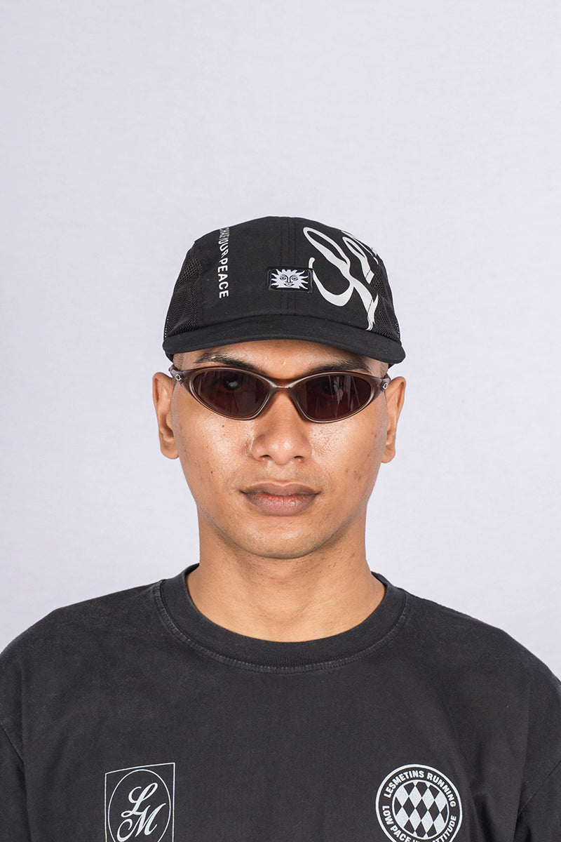 SPEED Black Multi-Sport 4-Panel Mesh Cap
