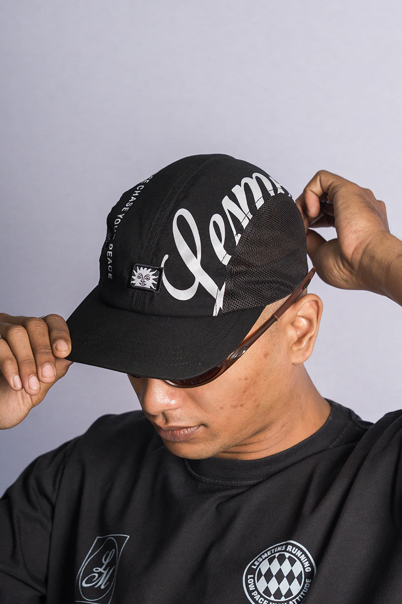 SPEED Black Multi-Sport 4-Panel Mesh Cap
