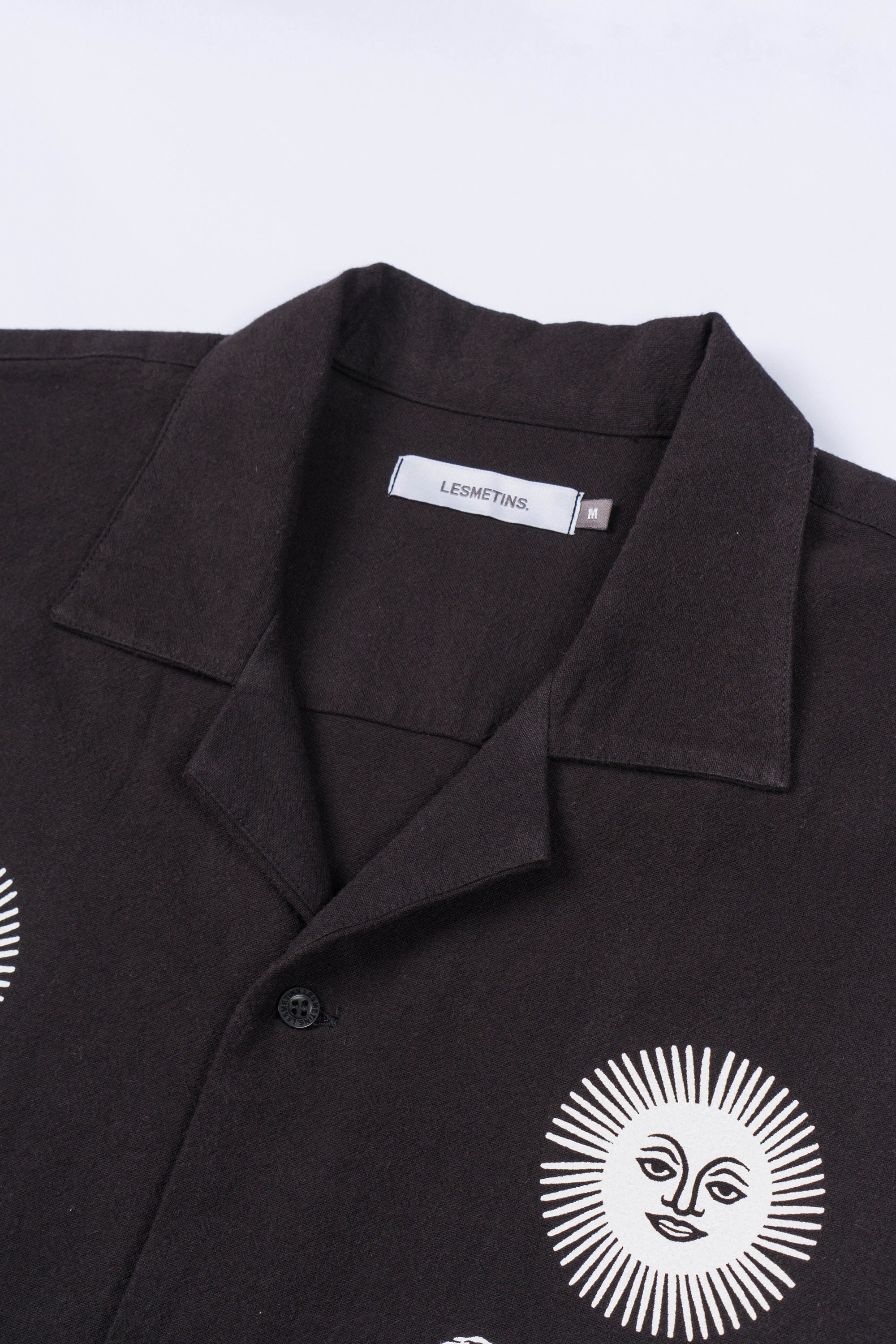 CULT Black Relaxed-Fit Printed Shirt