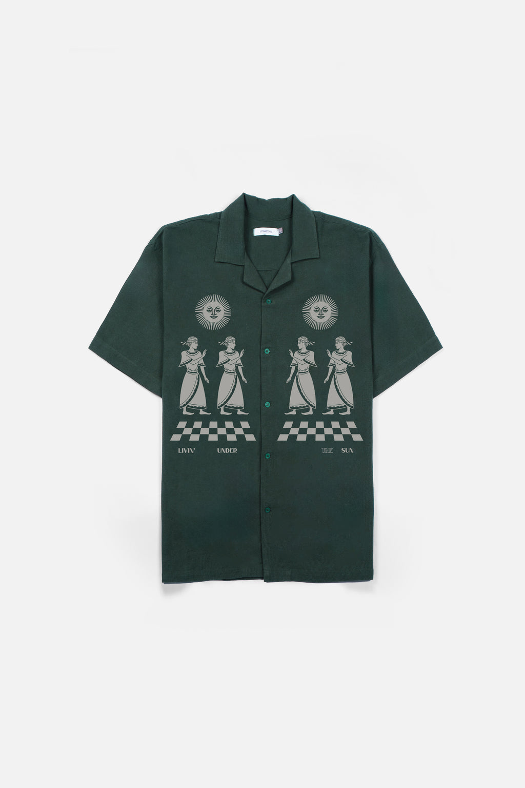 CULT Green Bottle Relaxed-Fit Printed Shirt