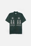 CULT Green Bottle Relaxed-Fit Printed Shirt