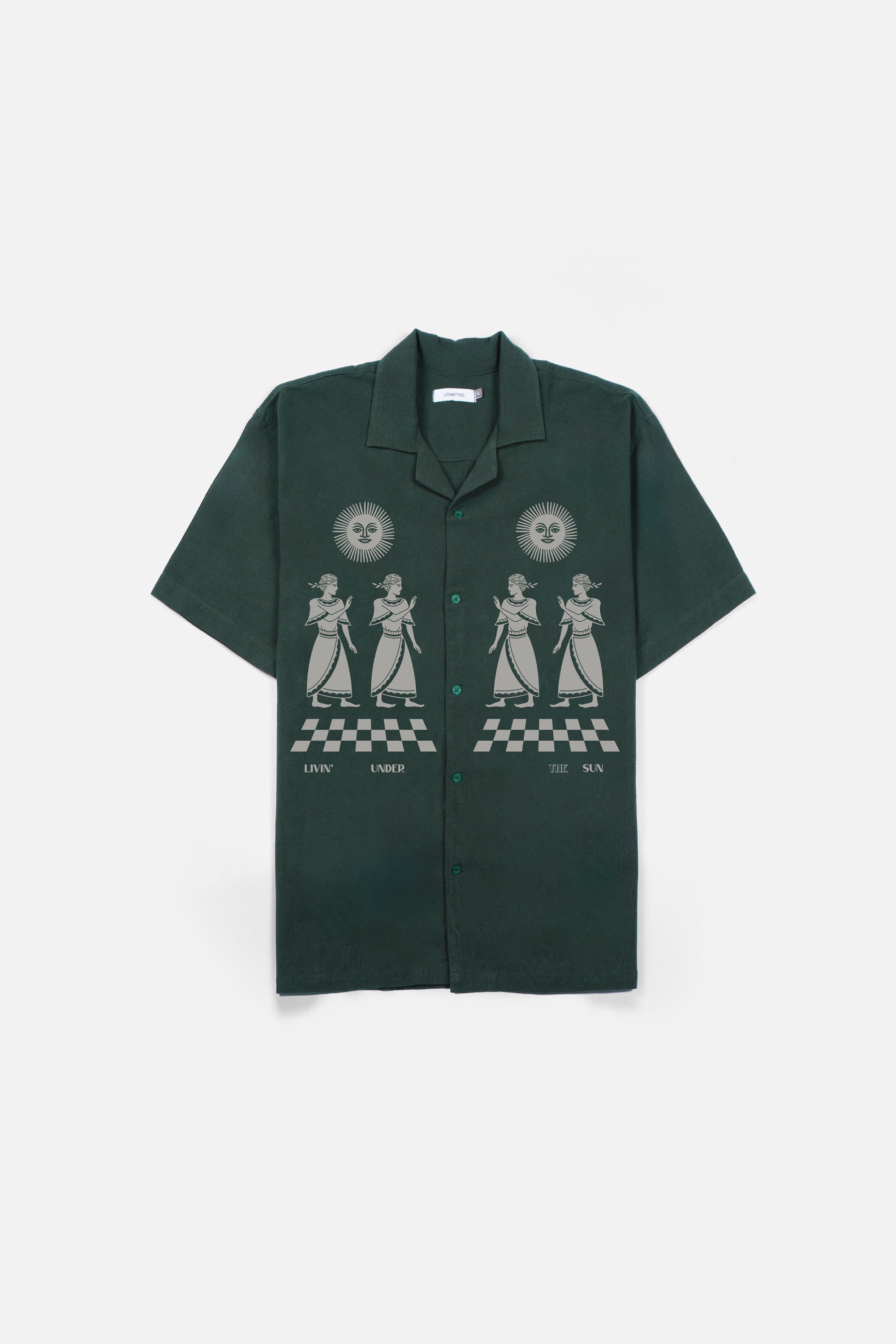 CULT Green Bottle Relaxed-Fit Printed Shirt