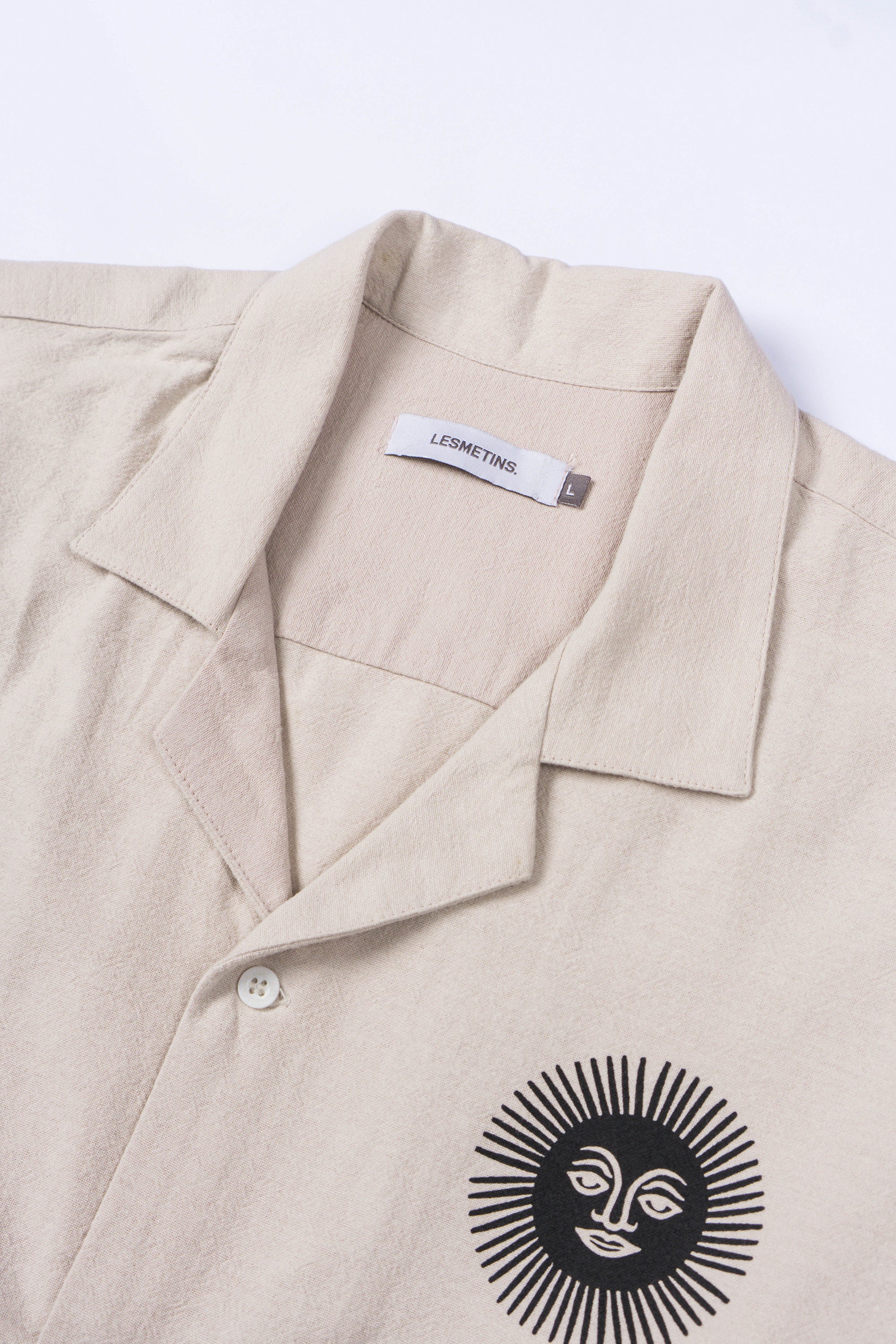 CULT Khaki Relaxed-Fit Printed Shirt