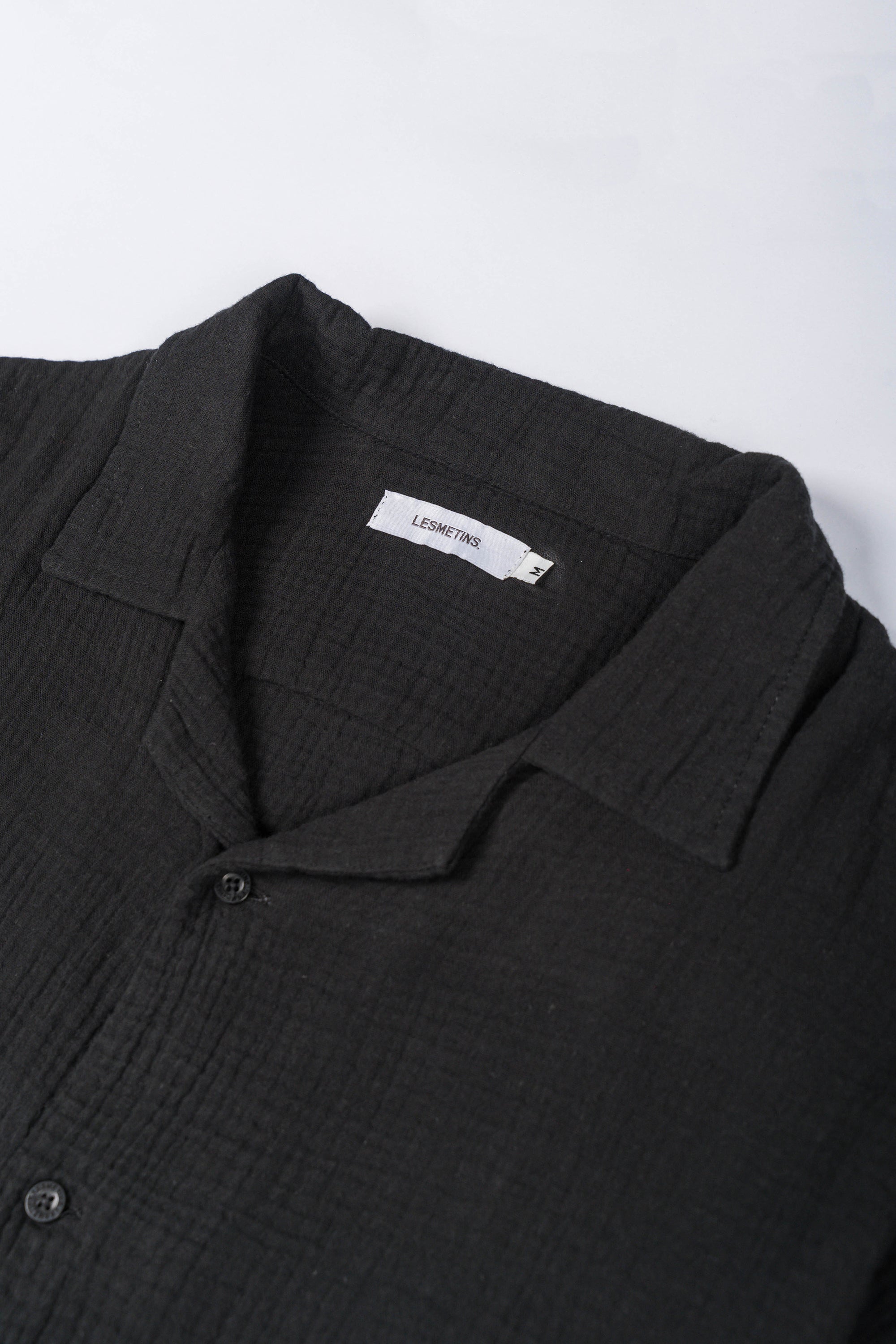 POLIM Black Oversize-Fit Shirt