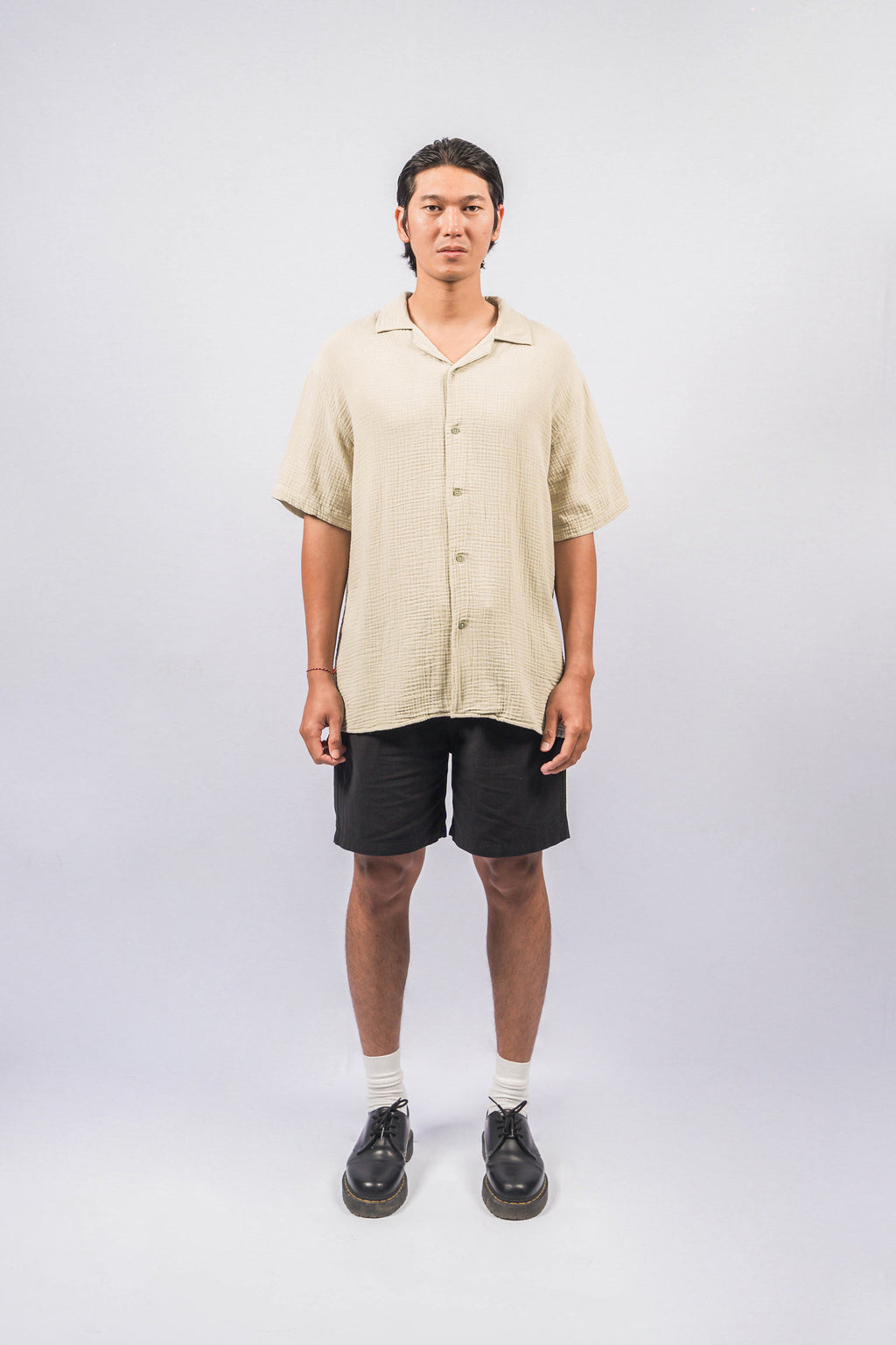POLIM Khaki Oversize-Fit Shirt